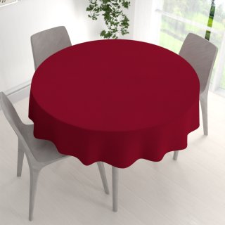 Dekorační kulatý ubrus BKU-106 Vínový - detail 1 - Biante.cz