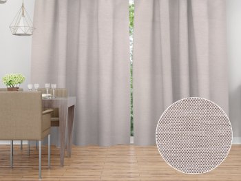 Dekorační závěs na míru TF-066 Béžový režný - Biante.cz