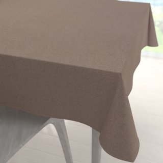 Velký dekorační čtvercový ubrus BKR-502 Světle hnědý režný - Biante.cz