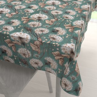 Bavlněný obdélníkový ubrus Sandra SA-716 Podzimní pampelišky na zeleném - Biante.cz Bavlněný obdélníkový ubrus Sandra SA-716 Podzimní pampelišky na zeleném - Biante.cz