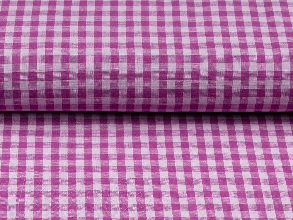 Bavlněná látka Olivia OL-020 Fialová kostka malá - šířka 150 cm - detail 2 - Biante.cz