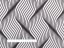 Dekorační látka PML-042 Černo-bílé vlnění - šířka 150 cm - detail 4 - Biante.cz