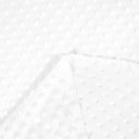 Dětská látka Minky TOP 3D puntíky MKP-059 Bílá - šířka 165 cm - detail 3 - Biante.cz