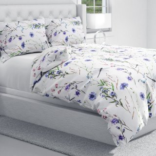 Bavlněné ložní povlečení Sandra SA-429 Luční kvítí s vážkami - detail 1 - Biante.cz Bavlněné ložní povlečení Sandra SA-429 Luční kvítí s vážkami - detail 1 - Biante.cz