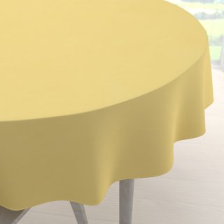 Teflonový kulatý ubrus - Paris TF-121 Světle žlutý - Biante.cz Teflonový kulatý ubrus - Paris TF-121 Světle žlutý - Biante.cz