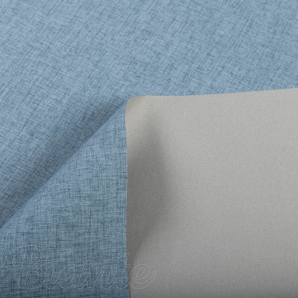 100% zatemňovací látka Blackout BKW-210 Světle modrá žíhaná - šířka 140 cm - detail 5 - Biante.cz
