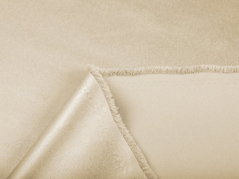 Látka polyesterový satén LUX-L054 Latte - šířka 150 cm - detail 6 - Biante.cz Látka polyesterový satén LUX-L054 Latte - šířka 150 cm - detail 6 - Biante.cz