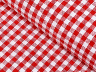 Bavlnená látka Olivia OL-008 Červeno-biela kocka malá - šírka 150 cm - Biante.sk Bavlnená látka Olivia OL-008 Červeno-biela kocka malá - šírka 150 cm - Biante.sk