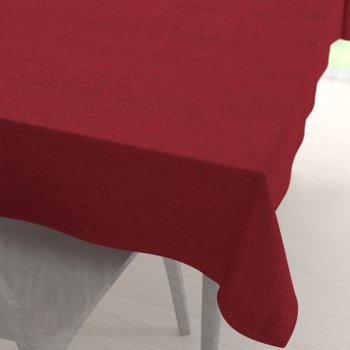 Obdélníkový ubrus/imitace broušené kůže Alcantara ALC-018 Vínově červený - Biante.cz Obdélníkový ubrus/imitace broušené kůže Alcantara ALC-018 Vínově červený - Biante.cz