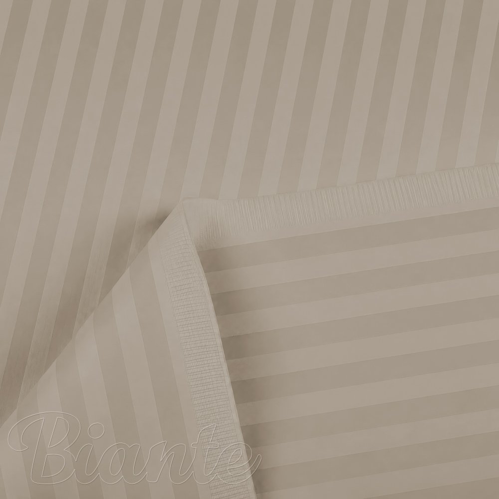 Damašek Atlas Grádl latte - pásiky 1 cm DM-022 - metráž šírka 300 cm - detail 3 - Biante.sk
