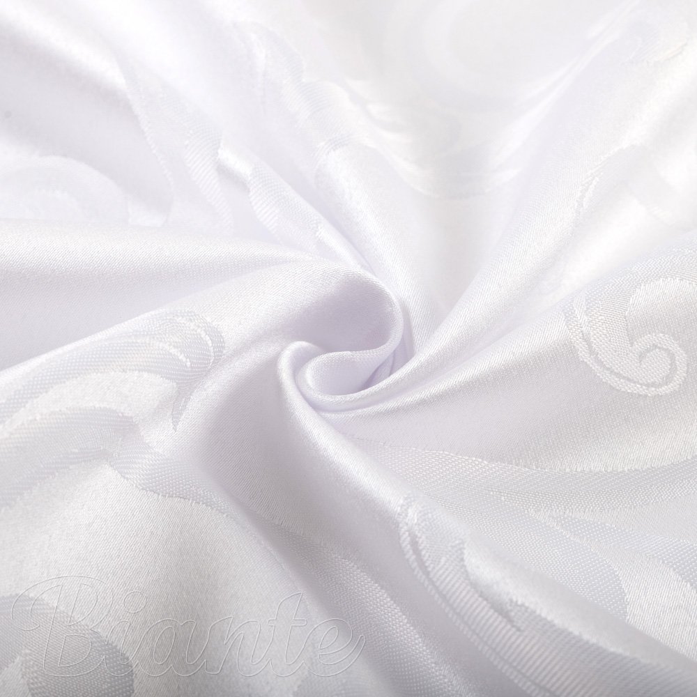 Dekorační látka Monako PM-125 Velký zámecký vzor bílý - šířka 320 cm - detail 3 - Biante.cz