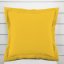 Bavlněný povlak na polštář s lemem Moni MO-069 Žlutý - Biante.cz