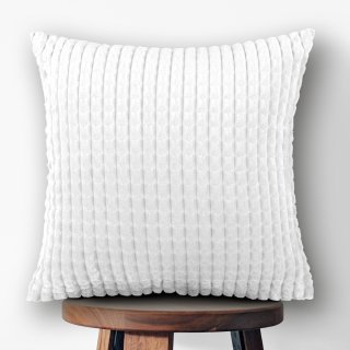 Dekoračná obliečka na vankúš Minky kocky MKK-007 Biela - Biante.sk Dekoračná obliečka na vankúš Minky kocky MKK-007 Biela - Biante.sk