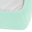 Dětské jersey napínací prostěradlo do postýlky JR-034 Mintové - detail 2 - Biante.cz