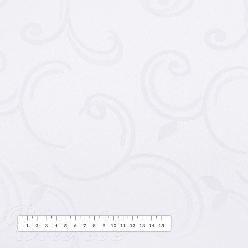 Teflonová látka na ubrusy TF-100 Bílé ornamenty s lístky - šířka 155 cm - detail 6 - Biante.cz
