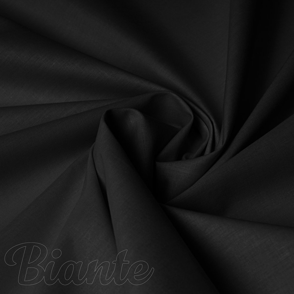 Bavlněná látka/plátno Moni MO-080 Černá - šířka 160 cm - Biante.cz