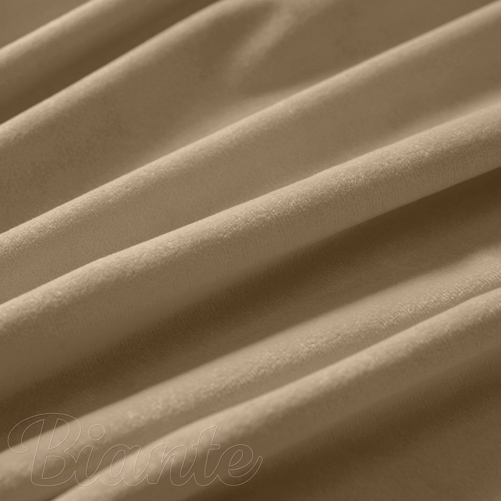 Sametová látka Velvet Premium SVP-045 Kávově béžová - šířka 300 cm - detail 4 - Biante.cz