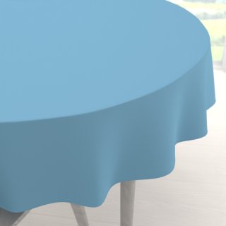 Dekorační kulatý ubrus Rongo RG-100 Světle modrý - Biante.cz Dekorační kulatý ubrus Rongo RG-100 Světle modrý - Biante.cz