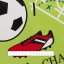 Dětská bavlněná látka/plátno Sandra SA-645 Fotbal to je hra - na zeleném - šířka 160 cm - detail 3 - Biante.cz