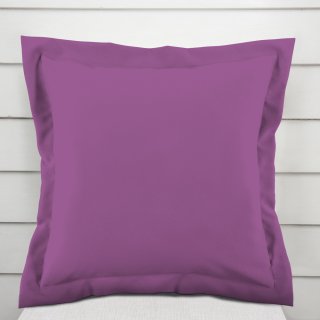 Bavlněný povlak na polštář s lemem Moni MO-079 Purpurový - Biante.cz