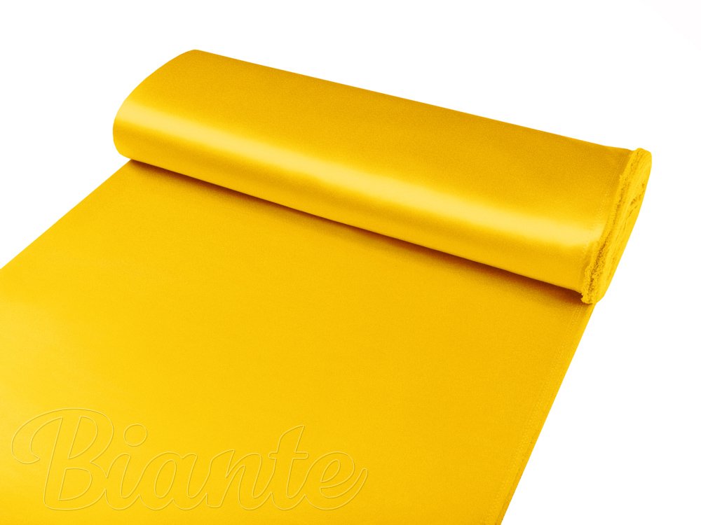 Látka polyesterový satén LUX-L041 Kanárkově žlutá - šířka 150 cm - detail 3 - Biante.cz Látka polyesterový satén LUX-L041 Kanárkově žlutá - šířka 150 cm - detail 3 - Biante.cz