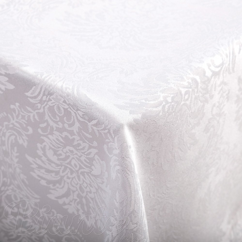 Dekorační látka Monako PM-122 Zámecký vzor bílý - šířka 320 cm - detail 1 - Biante.cz