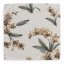 Bavlněný šátek Sandra SA-624 Hnědé orchideje na bílém - detail 2 - Biante.cz