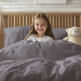 Dětské bavlněné povlečení do postýlky Moni MO-077 Šedé - detail 1 - Biante.cz