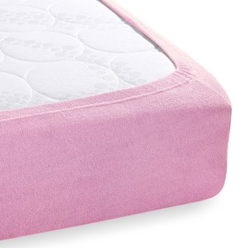 Froté napínací prostěradlo na extra vysokou matraci FR-008 Růžová lila - detail 1 - Biante.cz Froté napínací prostěradlo na extra vysokou matraci FR-008 Růžová lila - detail 1 - Biante.cz