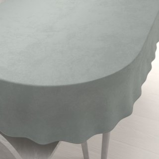 Sametový oválný ubrus Velvet Premium SVP-046 Světle šedý - Biante.cz Sametový oválný ubrus Velvet Premium SVP-046 Světle šedý - Biante.cz