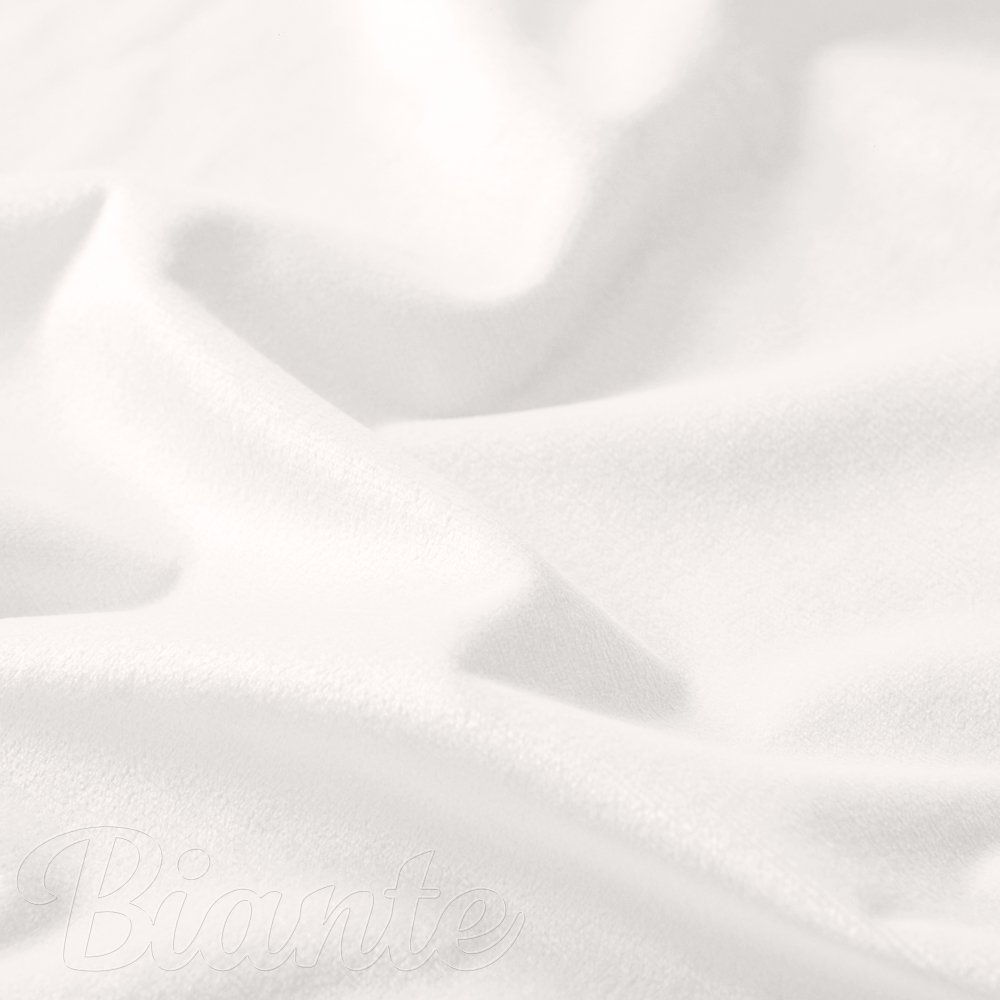 Sametová látka Velvet Premium SVP-024 Krémově bílá - šířka 145 cm - detail 3 - Biante.cz