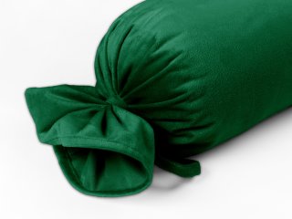Zamatový vankúš valec bonbon Velvet Prémium SVP-032 Zelený - detail 1 - Biante.sk Zamatový vankúš valec bonbon Velvet Prémium SVP-032 Zelený - detail 1 - Biante.sk
