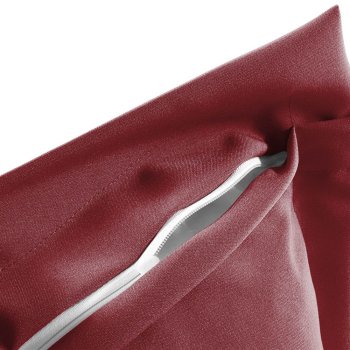 Dekorační povlak na polštář s lemem Rongo RG-097 Bordó - detail 1 - Biante.cz