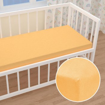 Dětské jersey napínací prostěradlo do postýlky JR-004 Meruňkové - Biante.cz Dětské jersey napínací prostěradlo do postýlky JR-004 Meruňkové - Biante.cz