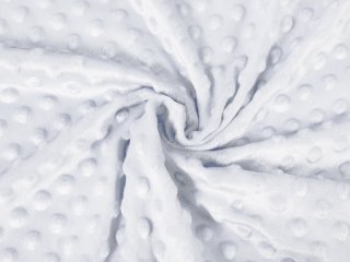 Dětská látka Minky 3D puntíky MKP-025 Světle šedá - šířka 150 cm - detail 1 - Biante.cz Dětská látka Minky 3D puntíky MKP-025 Světle šedá - šířka 150 cm - detail 1 - Biante.cz