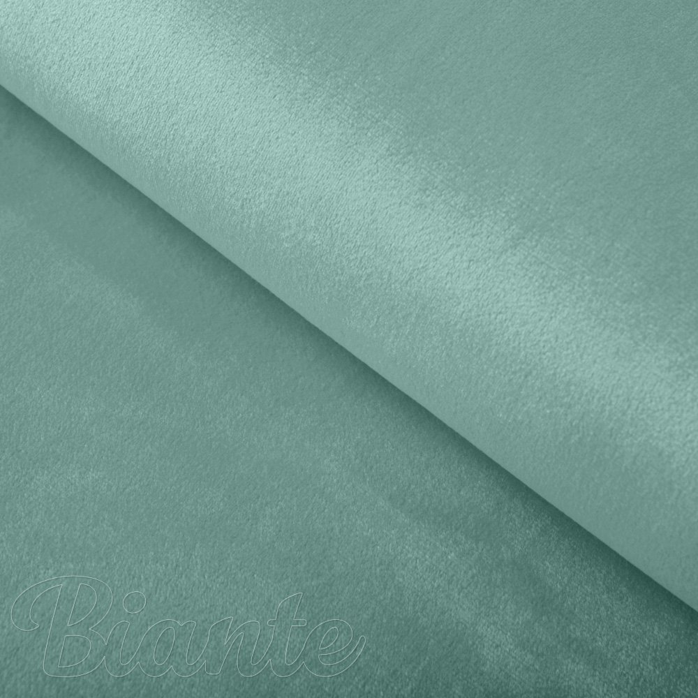 Zamatová látka Velvet Prémium SVP-048 Pastelová ľadovo zelená - šírka 145 cm a 280 cm - Biante.sk