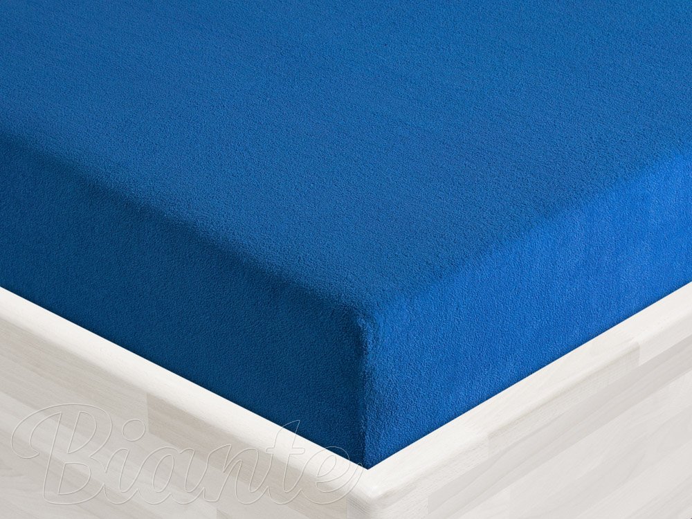 Dětské froté napínací prostěradlo do postýlky FR-016 Modré - detail 1 - Biante.cz Dětské froté napínací prostěradlo do postýlky FR-016 Modré - detail 1 - Biante.cz