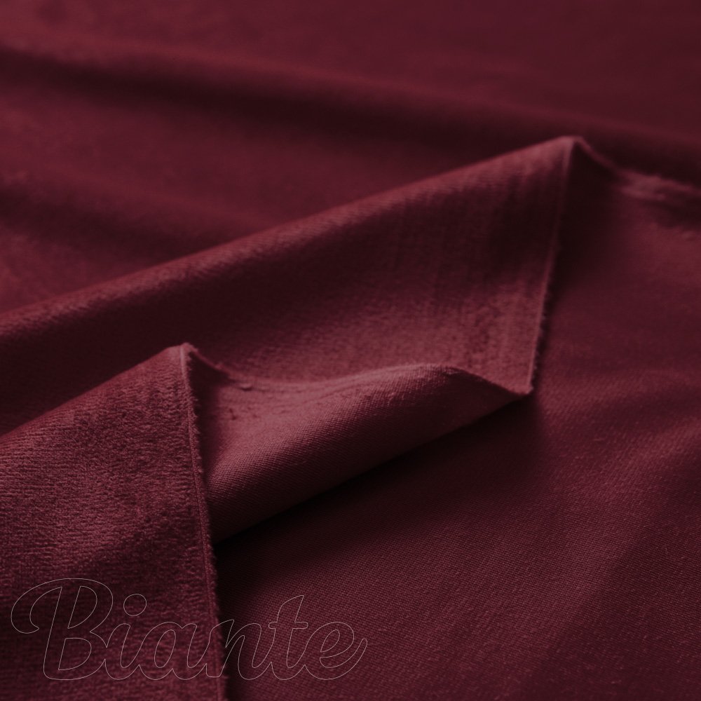 Sametová látka Velvet Premium SVP-010 Tmavě vínová - šířka 145 cm a 280 cm - detail 5 - Biante.cz