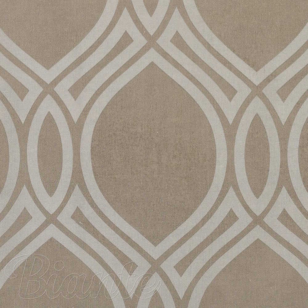 Bavlněná látka/plátno Sandra SA-665 Hnědo-šedý retro vzor - šířka 160 cm - detail 5 - Biante.cz