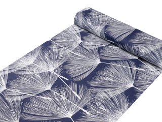 Bavlněná látka/plátno Sandra SA-414 Bílé abstraktní chmýří na modrém - šířka 160 cm - detail 1 - Biante.cz Bavlněná látka/plátno Sandra SA-414 Bílé abstraktní chmýří na modrém - šířka 160 cm - detail 1 - Biante.cz