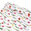 Bavlněná látka/plátno Sandra SA-506 Tulipány na bílém - šířka 220 cm - detail 1 - Biante.cz