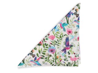 Bavlnená šatka Sandra SA-495 Dúhové kolibríky medzi kvetmi - detail 1 - Biante.sk Bavlnená šatka Sandra SA-495 Dúhové kolibríky medzi kvetmi - detail 1 - Biante.sk
