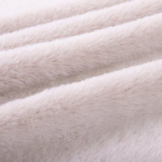 Plyš/umělá kožešina PL-003 Světle béžový melír - šířka 150 cm