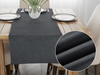 Behúň na stôl/imitácia brúsenej kože Alcantara ALC-016 Antracitovo sivý - Biante.sk Behúň na stôl/imitácia brúsenej kože Alcantara ALC-016 Antracitovo sivý - Biante.sk