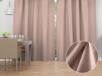 Sametový závěs Velvet Premium SVP-043 Pudrově růžový - šířka 270 cm - Biante.cz Sametový závěs Velvet Premium SVP-043 Pudrově růžový - šířka 270 cm - Biante.cz