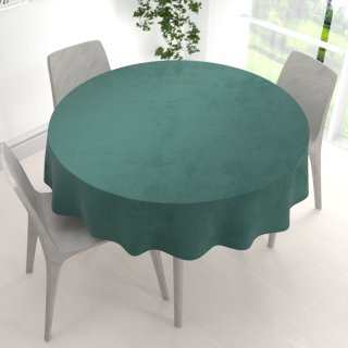 Veľký zamatový okrúhly obrus Velvet Premium SVP-044 Lesná zelená - detail 1 - Biante.sk Veľký zamatový okrúhly obrus Velvet Premium SVP-044 Lesná zelená - detail 1 - Biante.sk