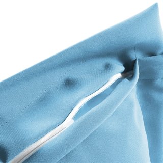 Dekorační povlak na polštář s lemem Rongo RG-100 Světle modrý - detail 1 - Biante.cz