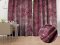 Sametový závěs Isabela IBL-006 Gold Design vínový - šířka 135 cm - Biante.cz