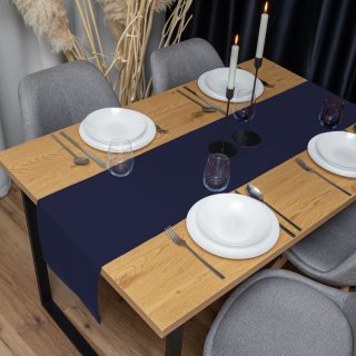 Dekorační běhoun na stůl Rongo RG-079 Námořnická modrá - detail 1 - Biante.cz