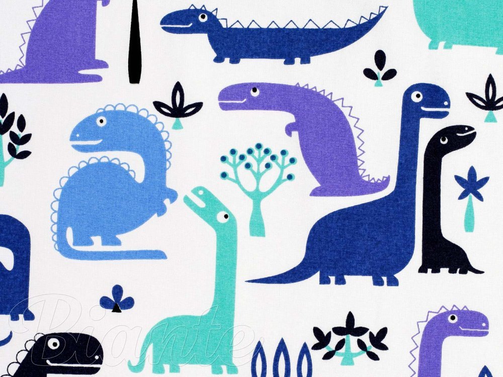 Detská bavlnená látka/plátno Sandra SA-111 Dinosaury na bielom - šírka 160 cm - detail 5 - Biante.sk Detská bavlnená látka/plátno Sandra SA-111 Dinosaury na bielom - šírka 160 cm - detail 5 - Biante.sk